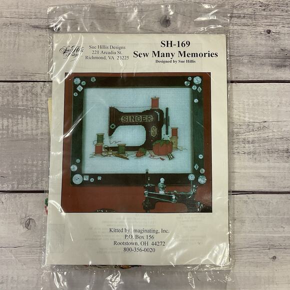 Sue Hillis Counted Cross Stitch Kit Sew Many Memories SH-169 Needlework - Picture 1 of 3